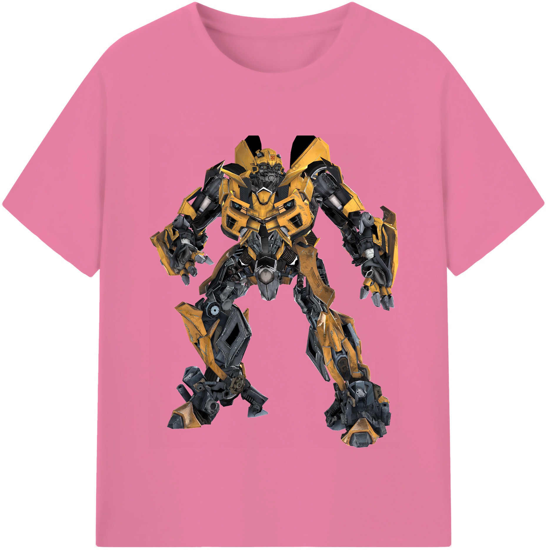 （画像用） Transformers トランスフォーマー 綿100％半袖Tシャツ（フロントプリント）